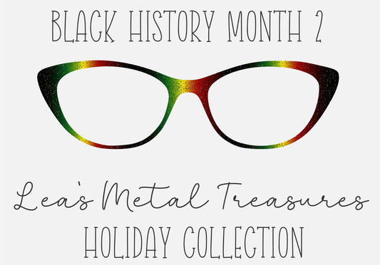 Black History Month 2 Eyewear Toppers COMES WITH MAGNETS