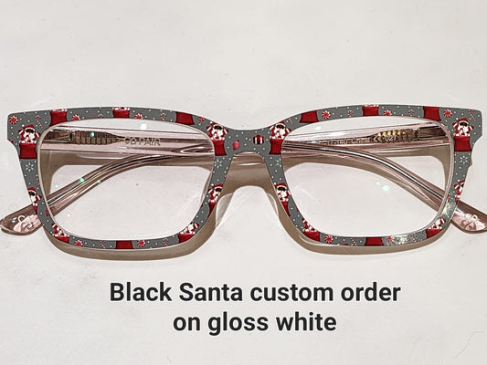 BLACK SANTA Eyewear Frame Toppers COMES WITH MAGNETS