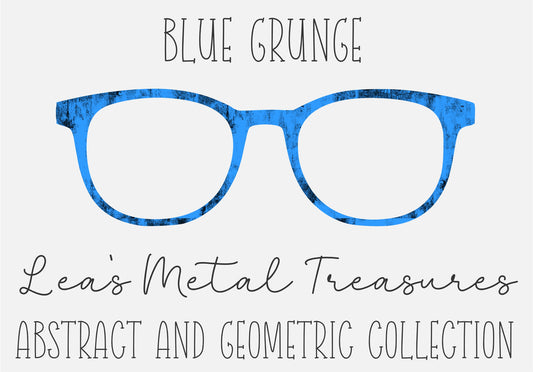 Blue Grunge Eyewear Frame Toppers COMES WITH MAGNETS