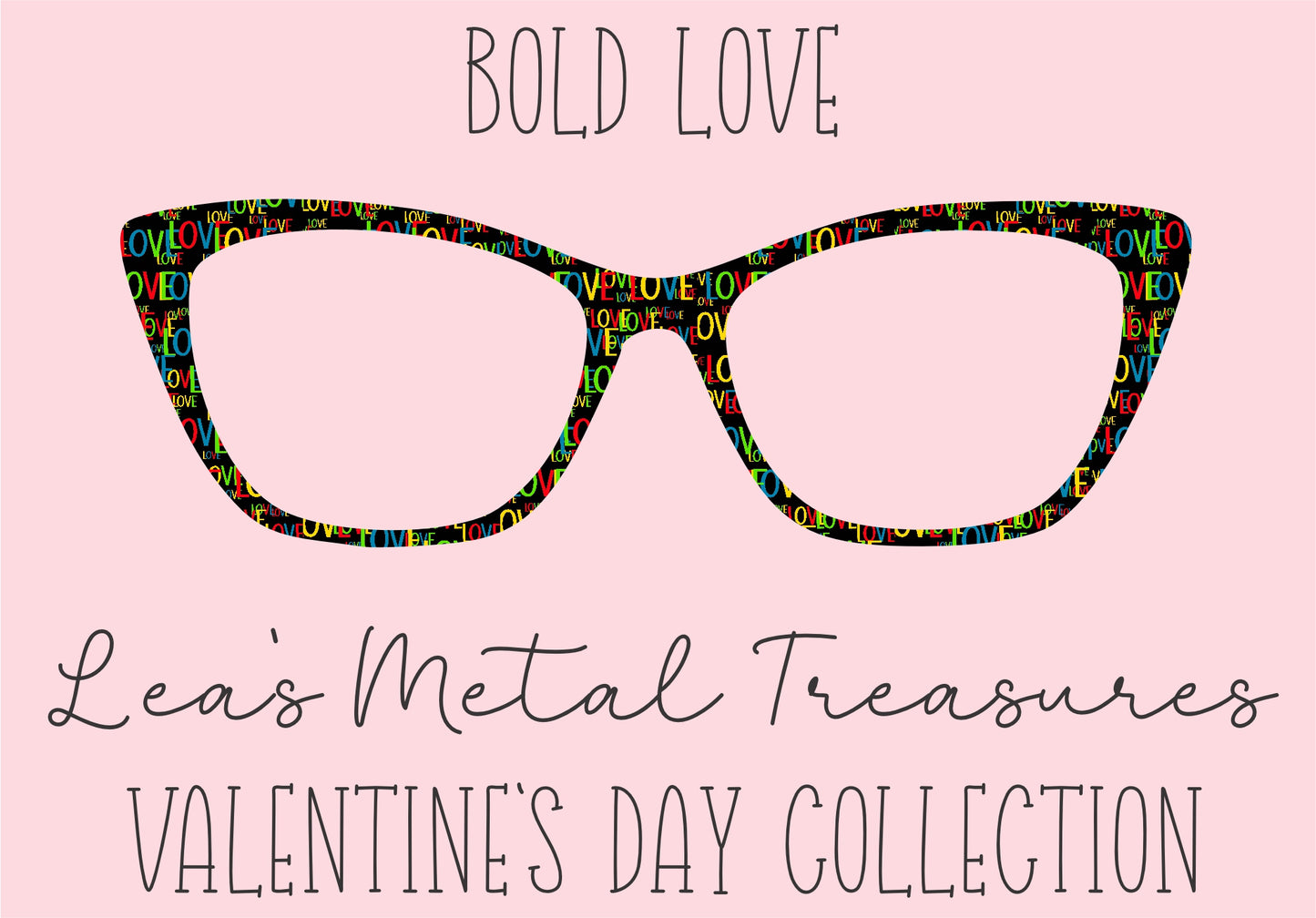 Bold Love Eyewear Printed Magnetic Eyeglasses Topper