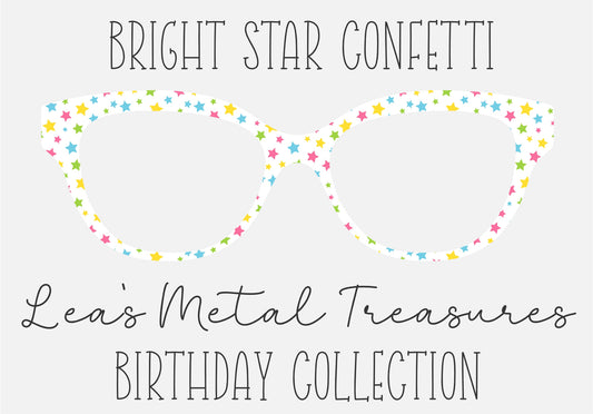 BRIGHT STAR CONFETTI Eyewear Toppers