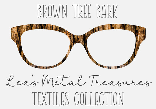 BROWN TREE BARK Eyewear Frame Toppers COMES WITH MAGNETS