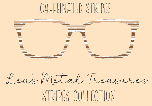 Caffeinated Stripes Eyewear Frame Toppers