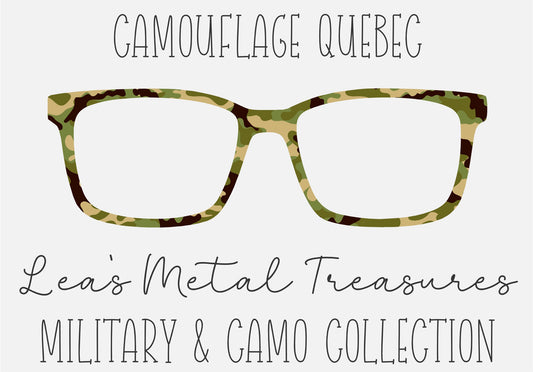 CAMOUFLAGE QUEBEC Eyewear Frame Toppers COMES WITH MAGNETS