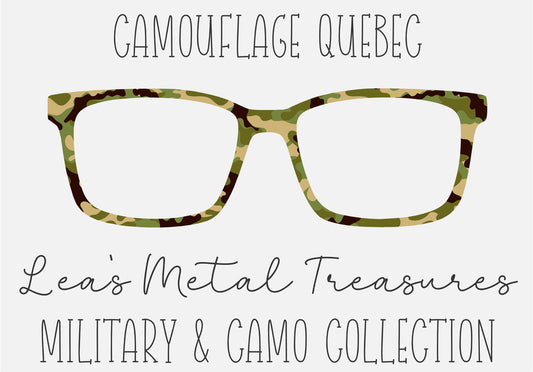CAMOUFLAGE QUEBEC Eyewear Frame Toppers COMES WITH MAGNETS