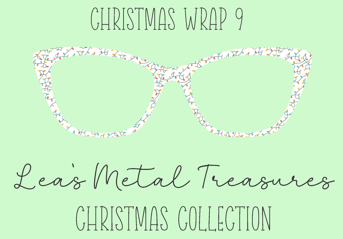 Christmas Wrap 9 Eyewear Frame Toppers
