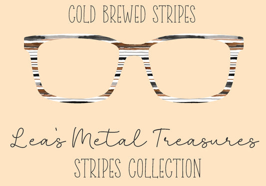 Cold Brew Stripes Eyewear Frame Toppers