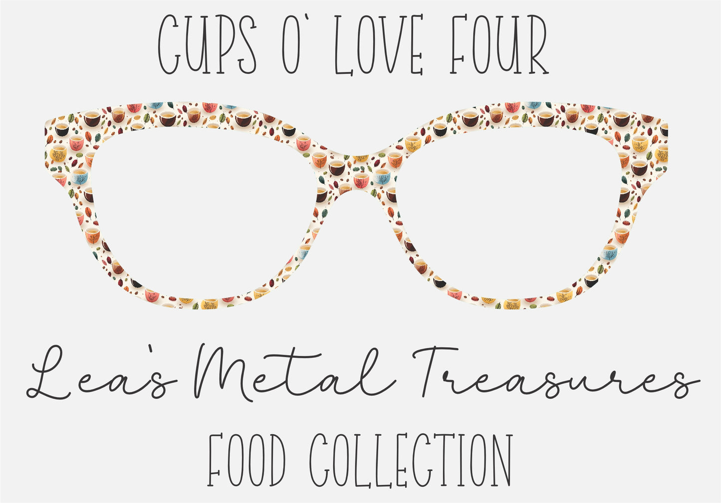 Cups O Love Four Eyewear Frame Toppers COMES WITH MAGNETS