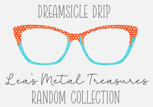 Dreamsicle Drip Eyewear Toppers COMES WITH MAGNETS
