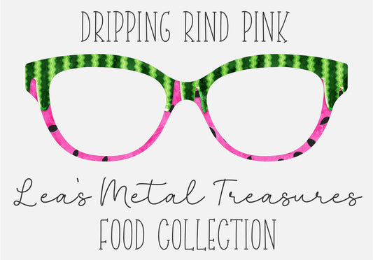 Dripping Rind Pink Eyewear Toppers COMES WITH MAGNETS
