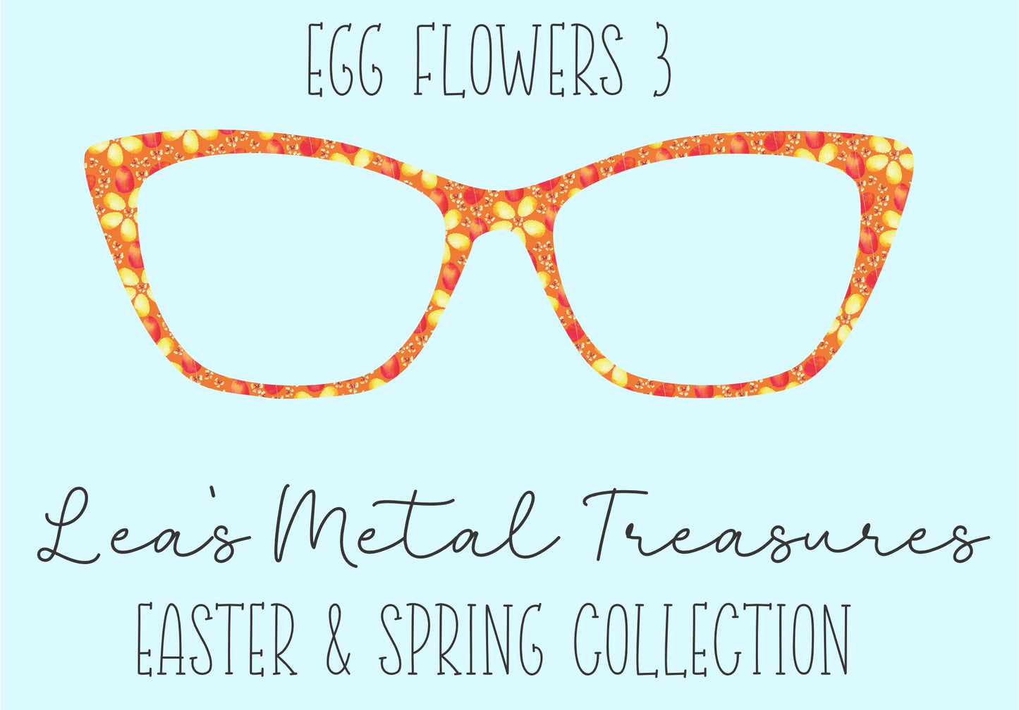Egg Flowers 3 • Magnetic Eyeglasses Toppers