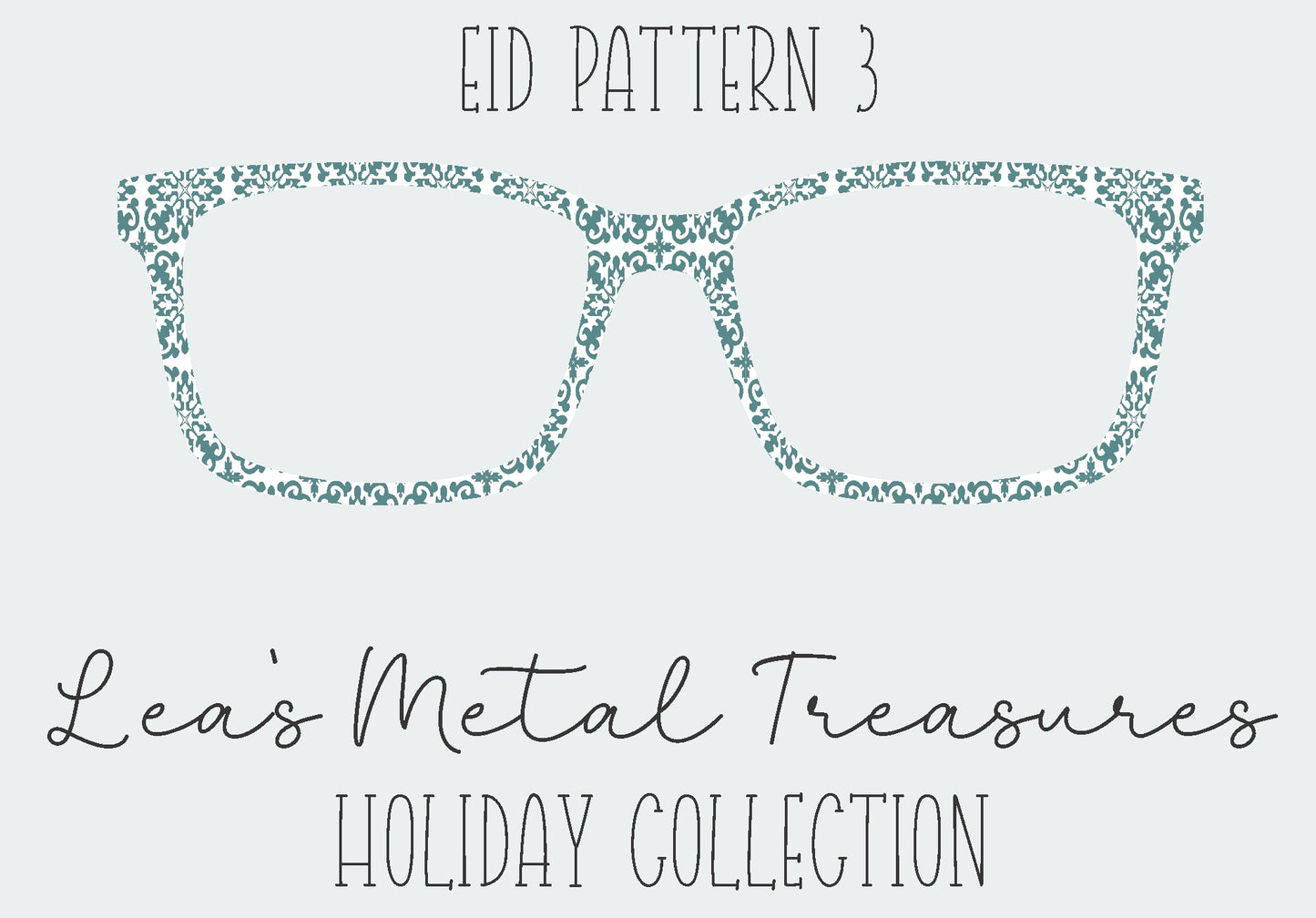 EID Pattern 3 Eyewear Frame Toppers