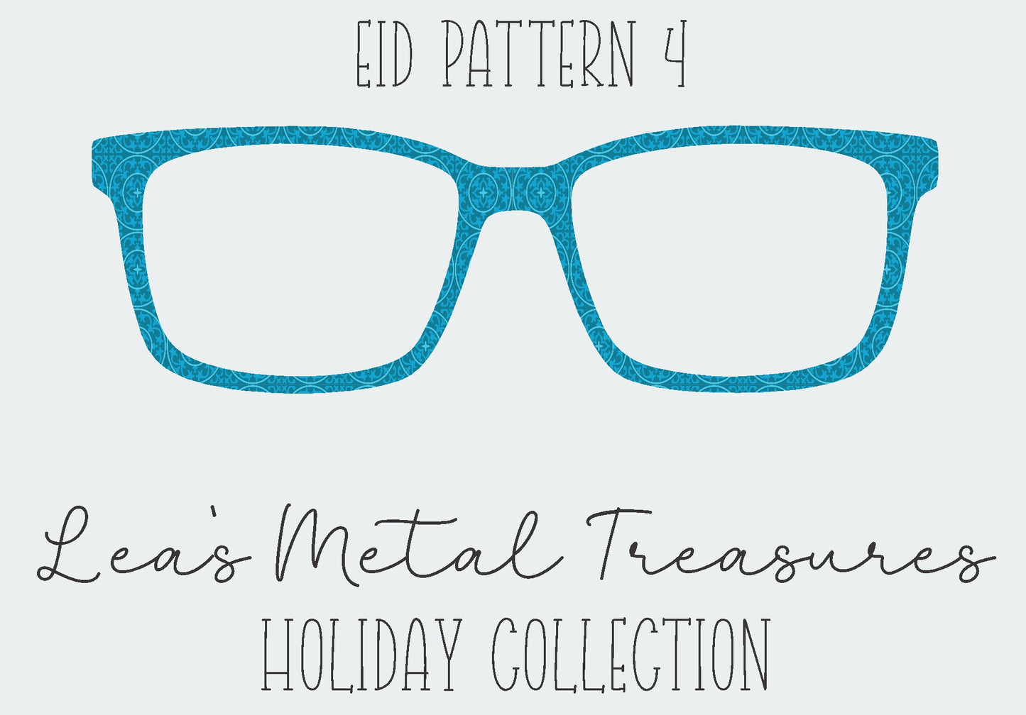 EID Pattern 4 Eyewear Frame Toppers