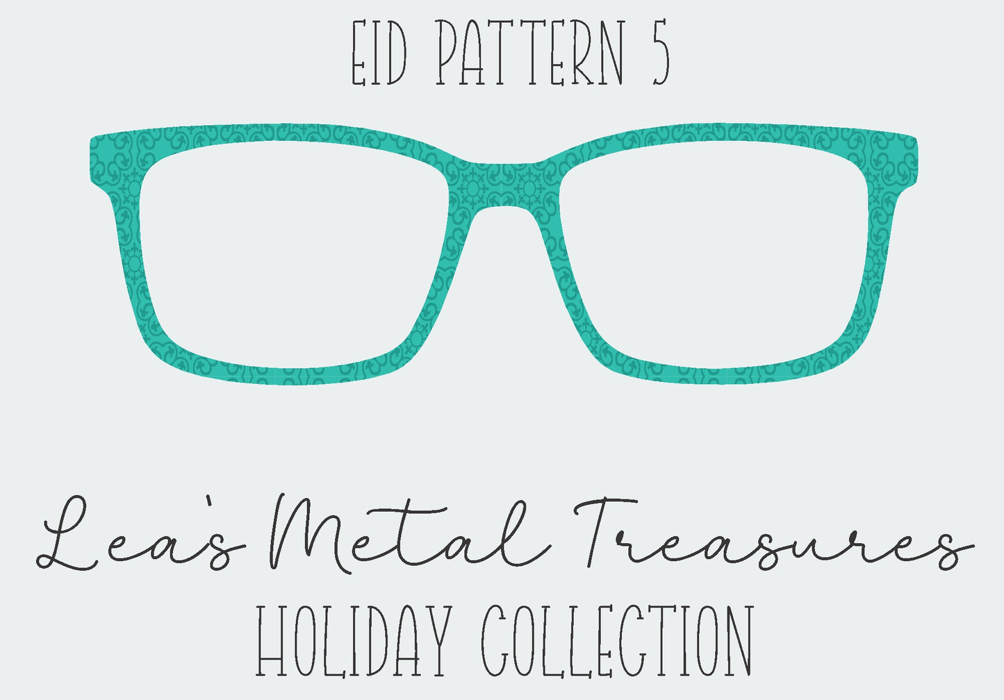 EID Pattern 5 Eyewear Frame Toppers