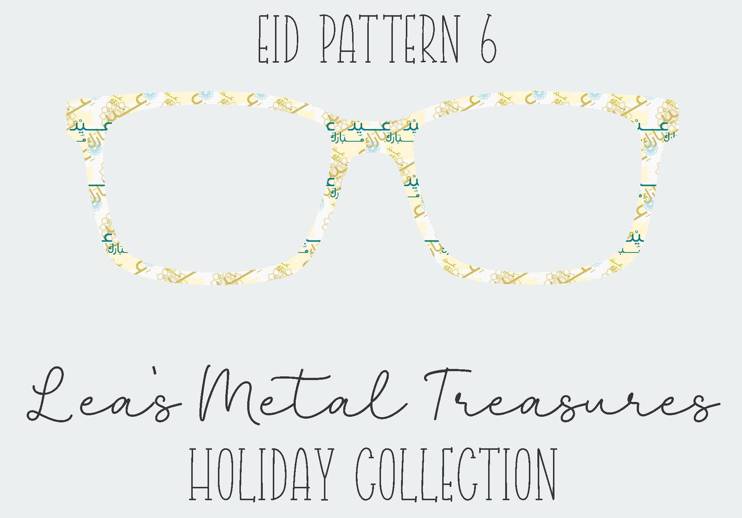 EID Pattern 6 Eyewear Frame Toppers