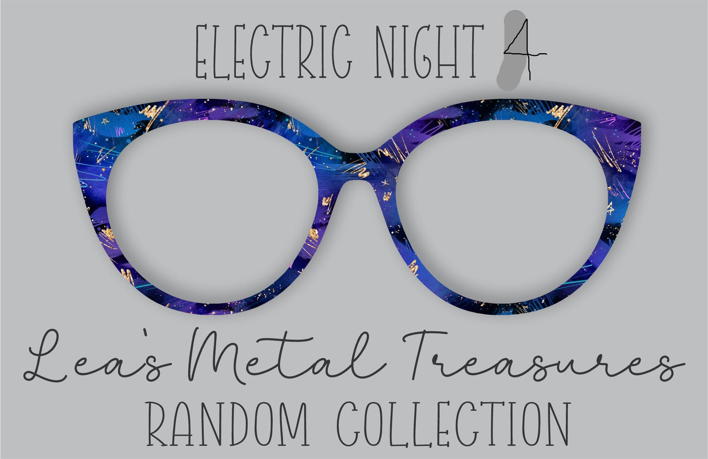 Electric Night 4 • Magnetic Eyeglasses Toppers