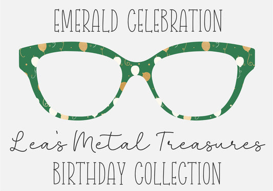 EMERALD CELEBRATION  Eyewear Toppers COMES WITH MAGNETS