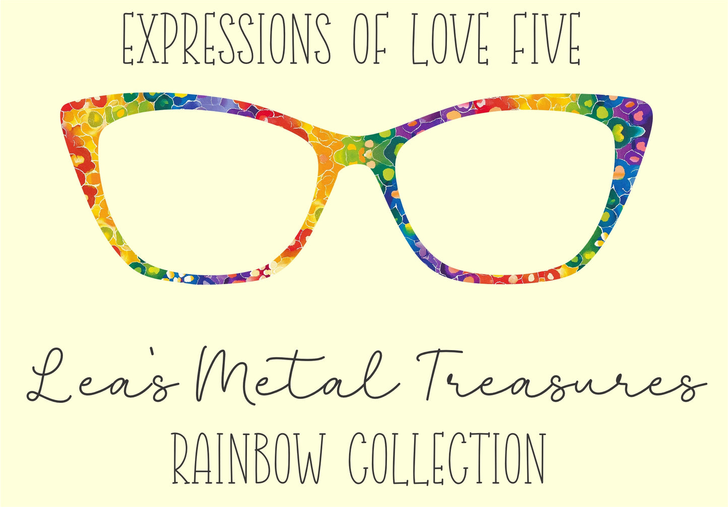 Expressions of Love 5 Eyewear Frame Toppers