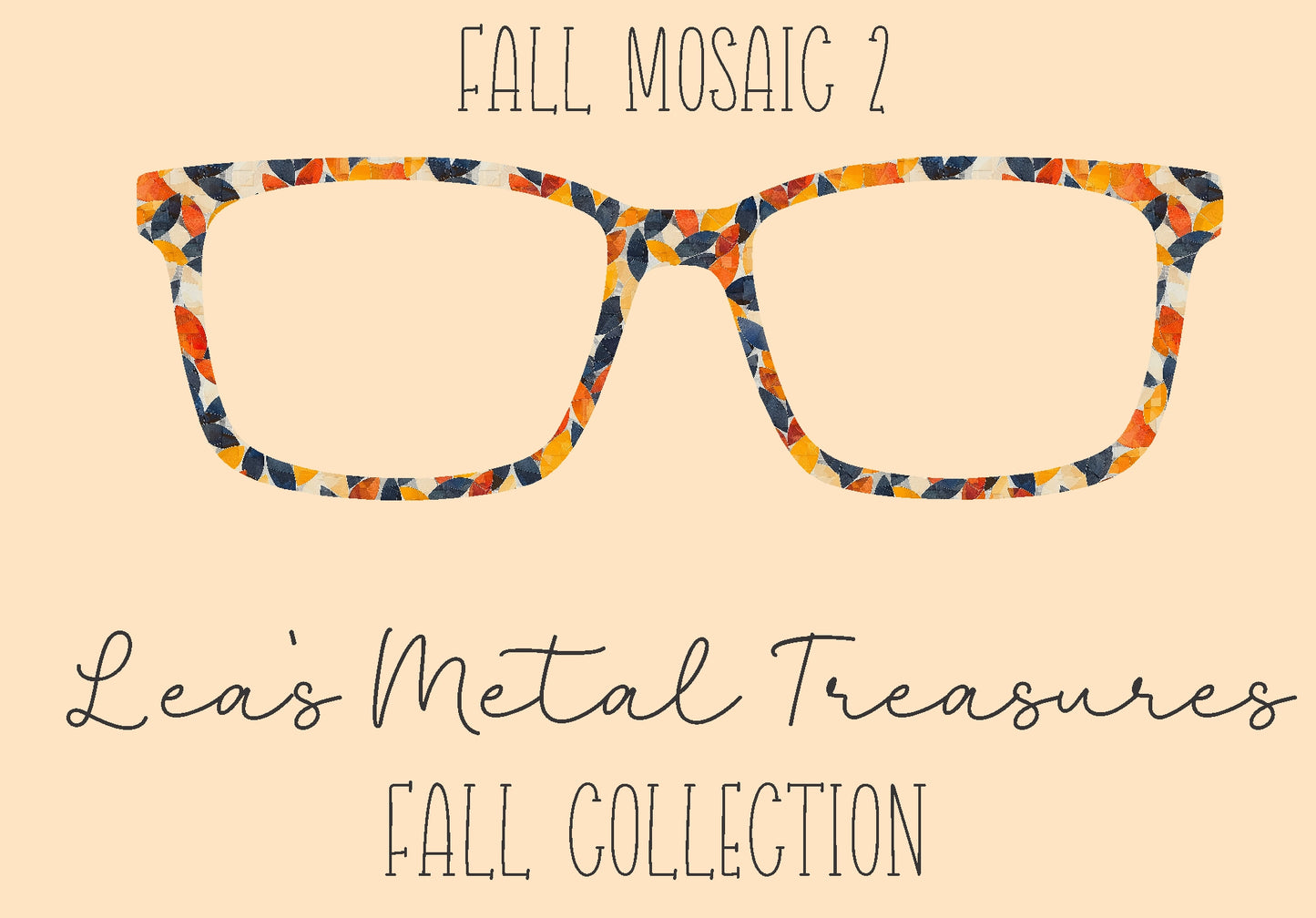 Fall Mosaic 2 Eyewear Frame Toppers