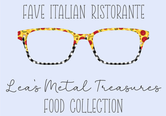 Fav Italian Ristorante Eyewear Toppers COMES WITH MAGNETS