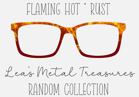 Flaming Hot Rust Eyewear Toppers COMES WITH MAGNETS
