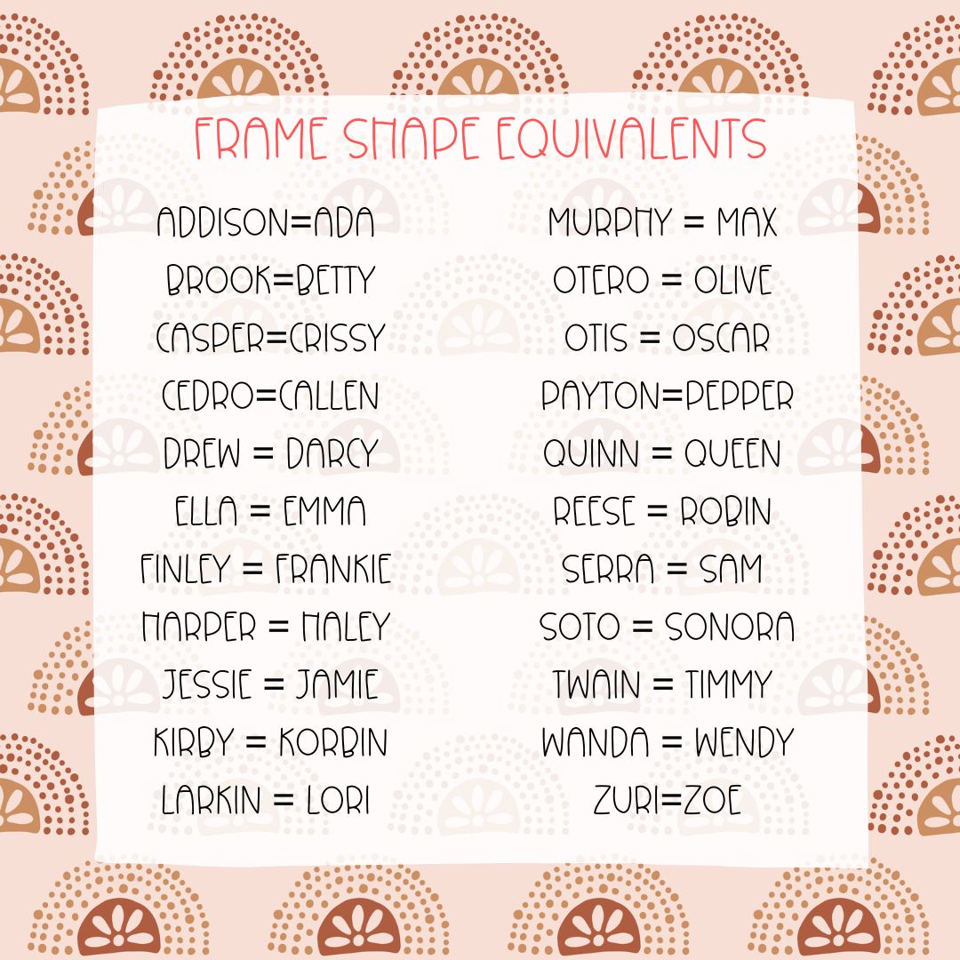 Custom Metal Eyeglasses Magnetic Topper - or manually type in one of Lea's pattern names