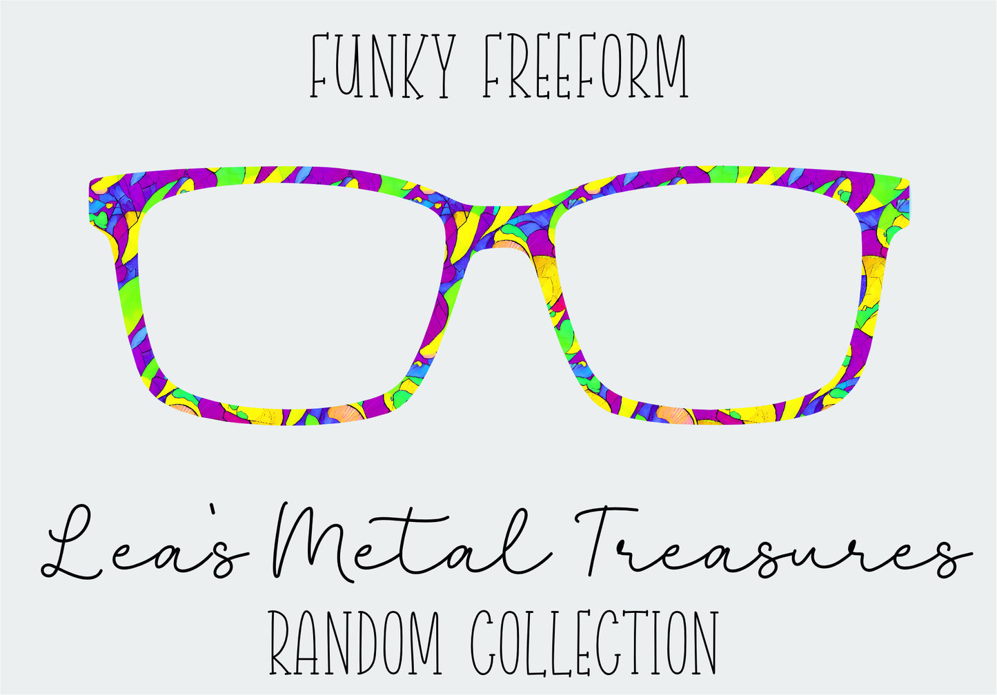 Funky Freeform Eyewear Frame Toppers