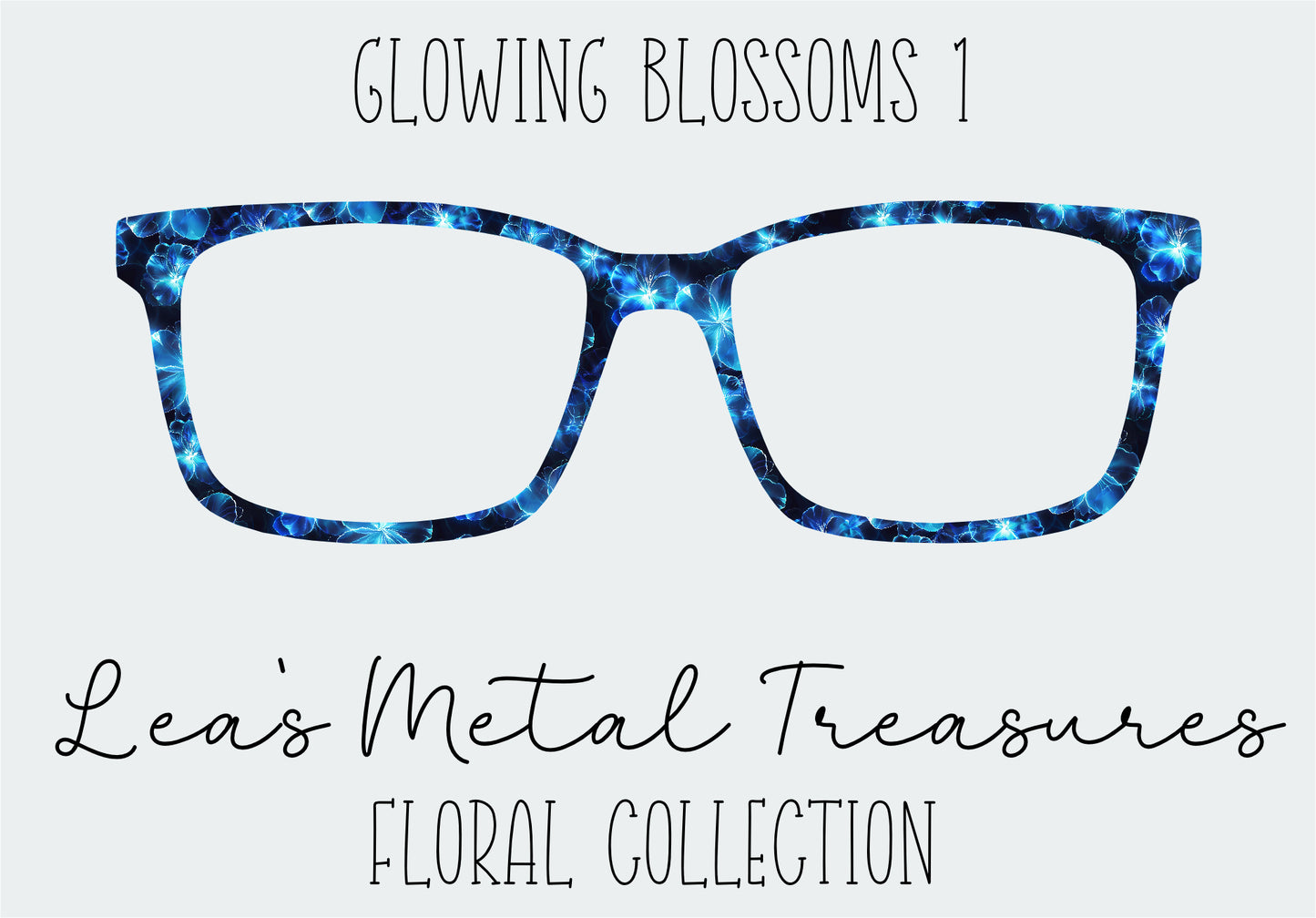 Glowing Blossoms 1 Eyewear Frame Toppers