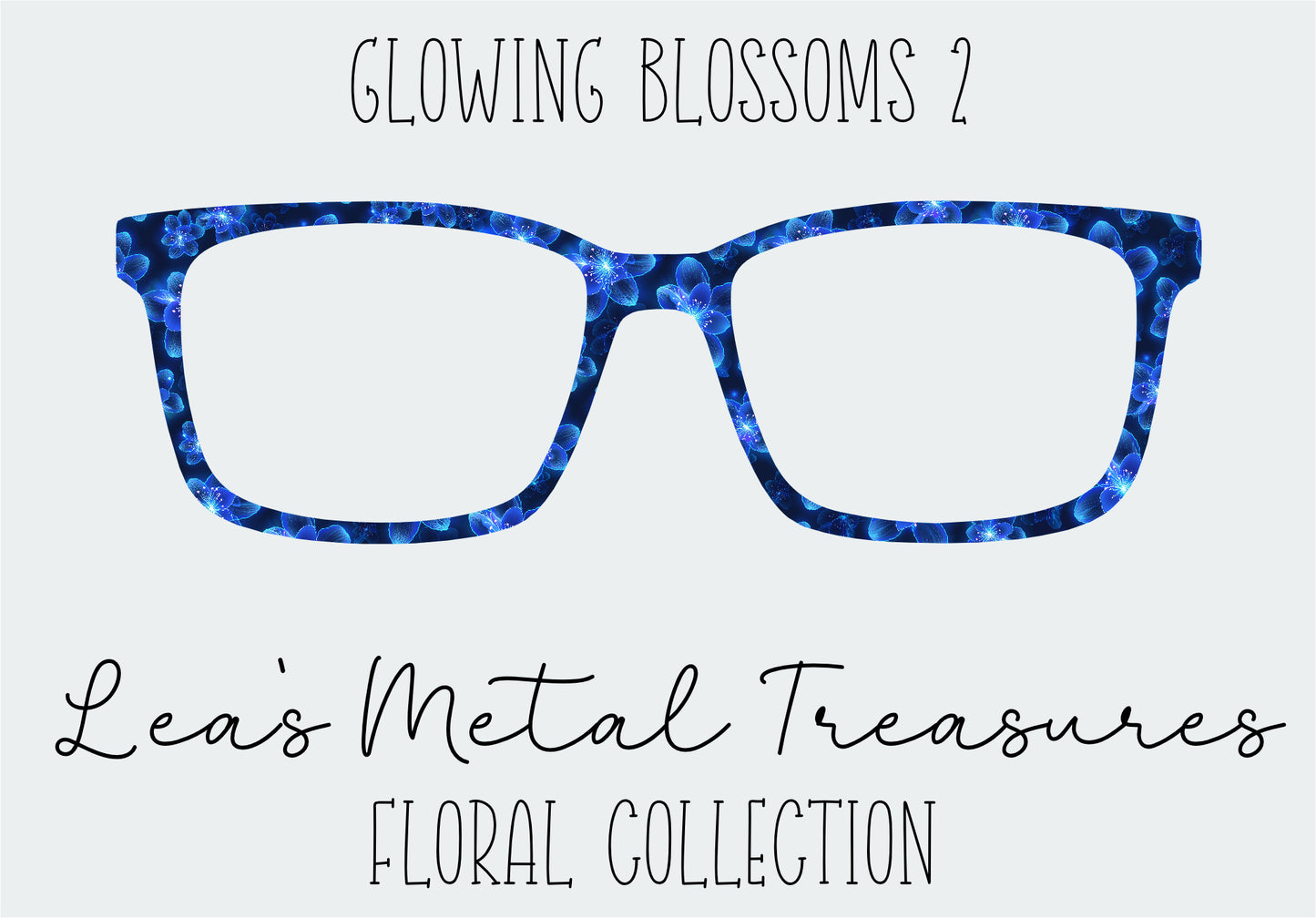 Glowing Blossoms 2 Eyewear Frame Toppers