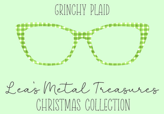 Grinchy Plaid Eyewear Frame Toppers