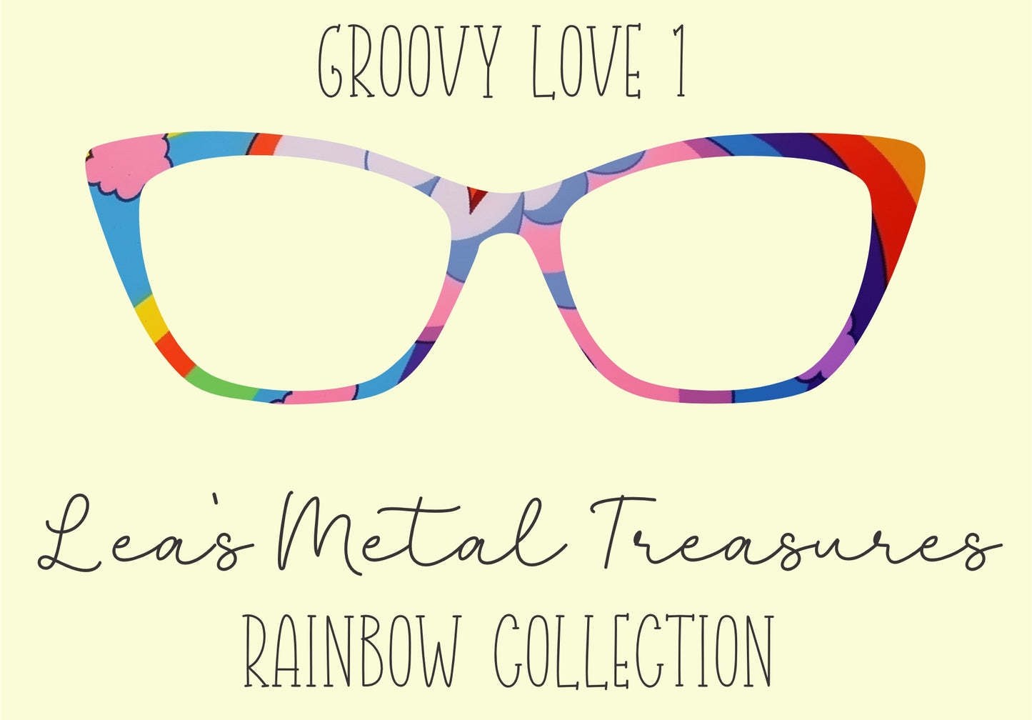 Groovy Love 1 Eyewear Frame Toppers