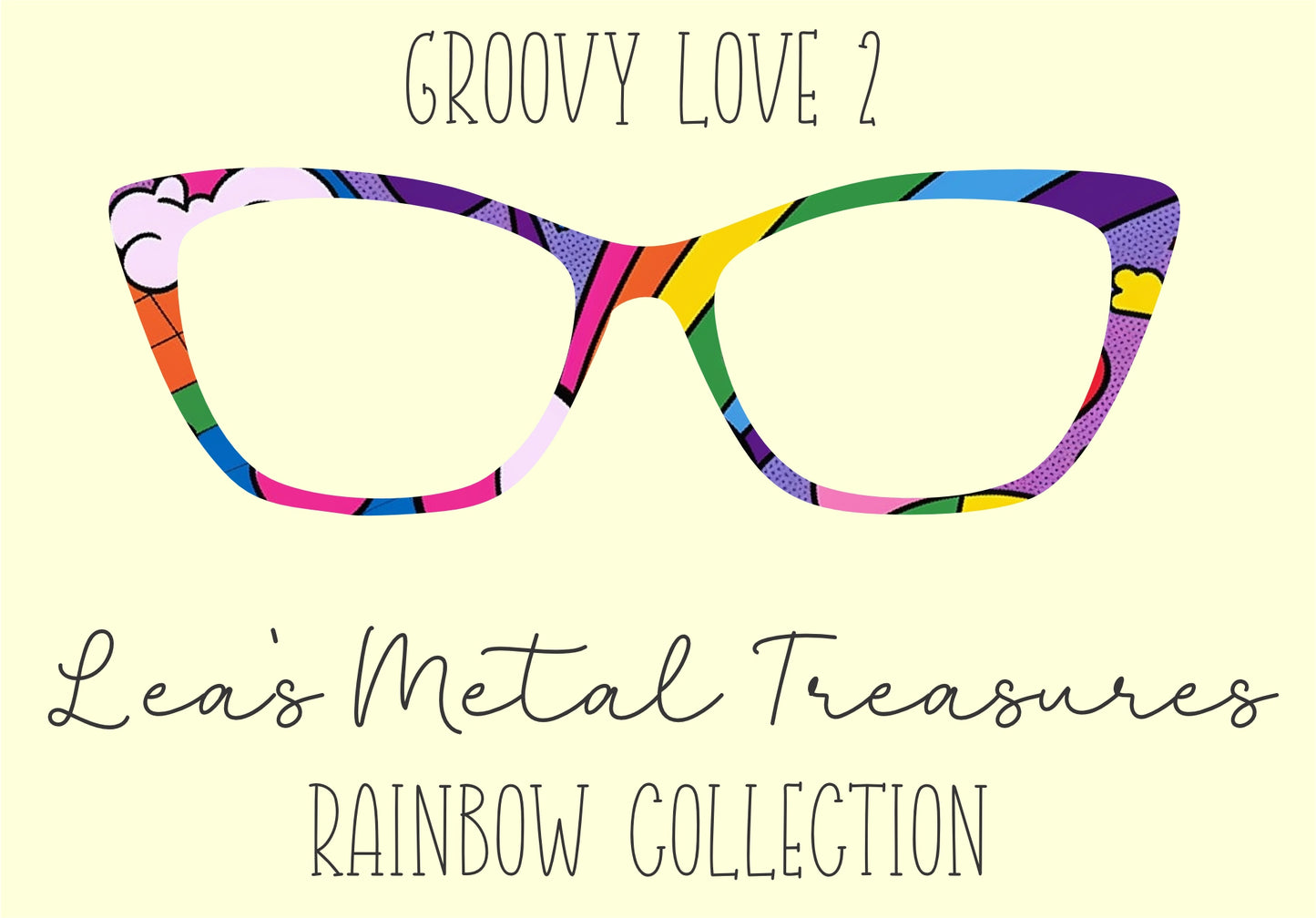 Groovy Love 2 Eyewear Frame Toppers