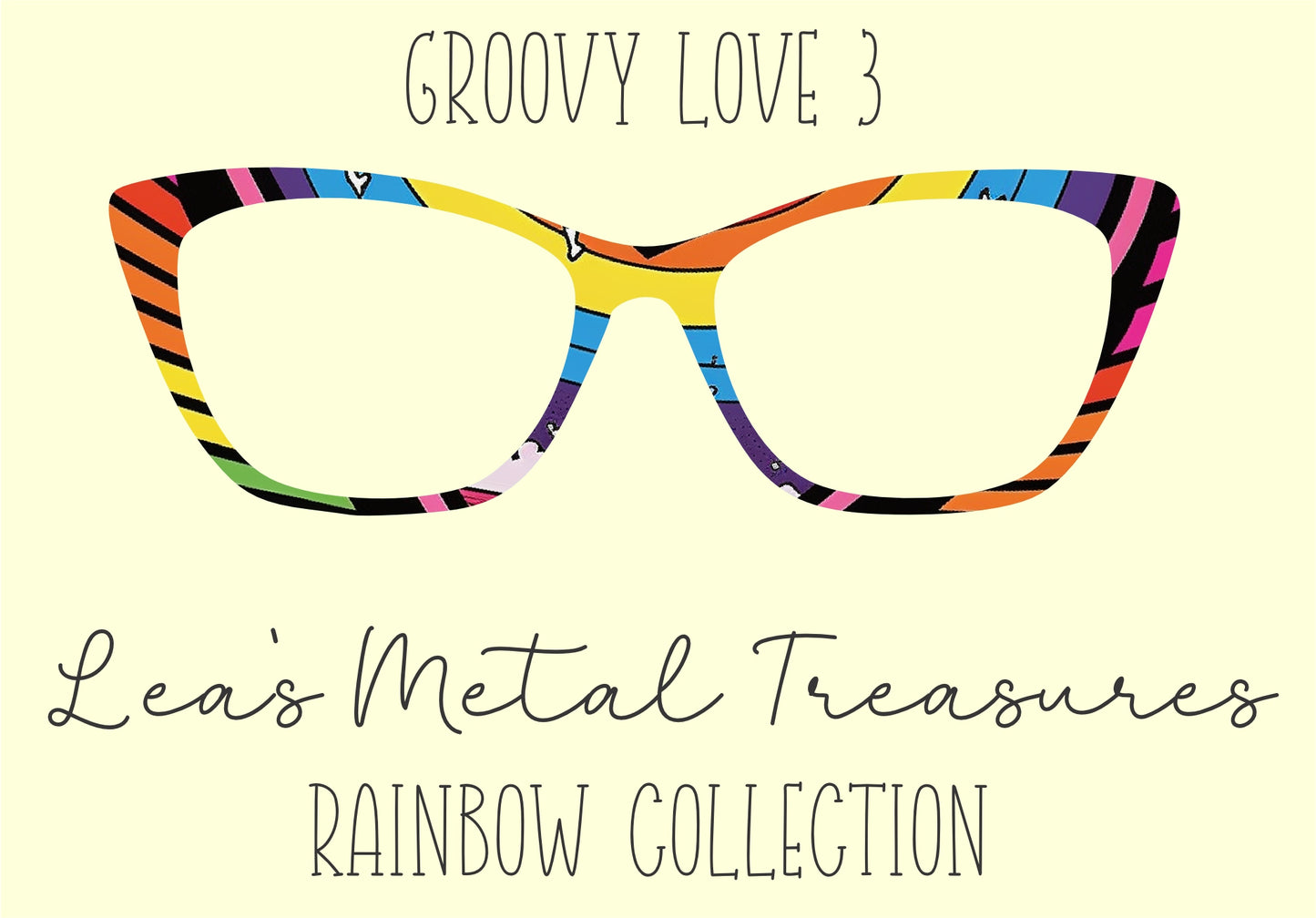 Groovy Love 3 Eyewear Frame Toppers