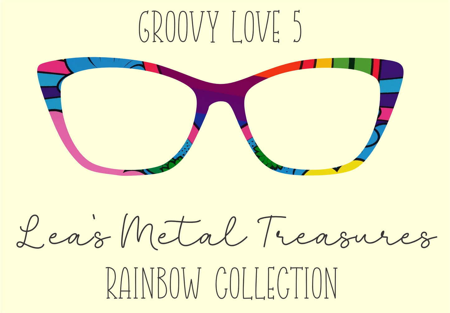 Groovy Love 5 Eyewear Frame Toppers