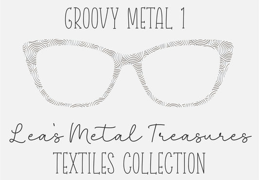 GROOVY METAL 1 Eyewear Frame Toppers COMES WITH MAGNETS