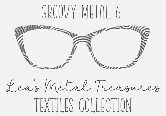 GROOVY METAL 6 Eyewear Frame Toppers COMES WITH MAGNETS