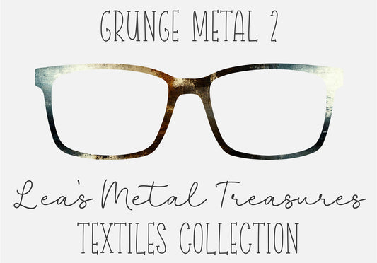 GRUNGE METAL 2 Eyewear Frame Toppers COMES WITH MAGNETS