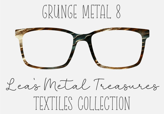 GRUNGE METAL 8 Eyewear Frame Toppers COMES WITH MAGNETS
