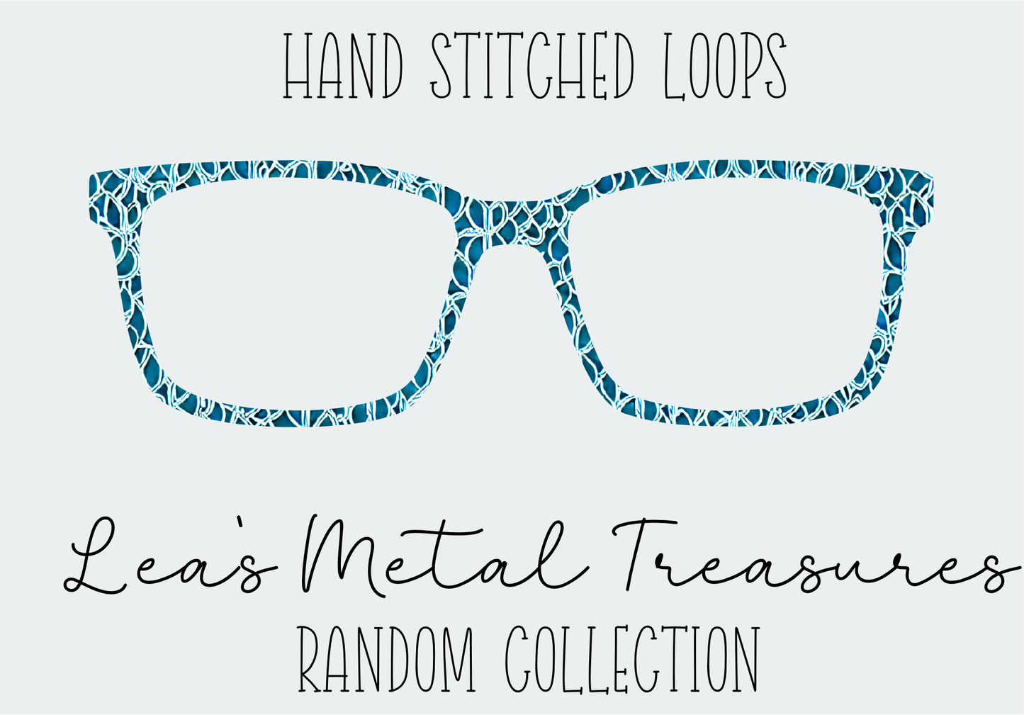 Hand Stitched Loops Eyewear Frame Topper