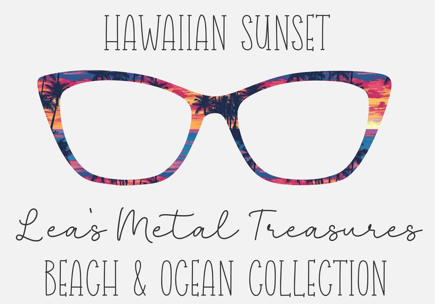 Hawaiian Sunset Toppers COMES WITH MAGNETS