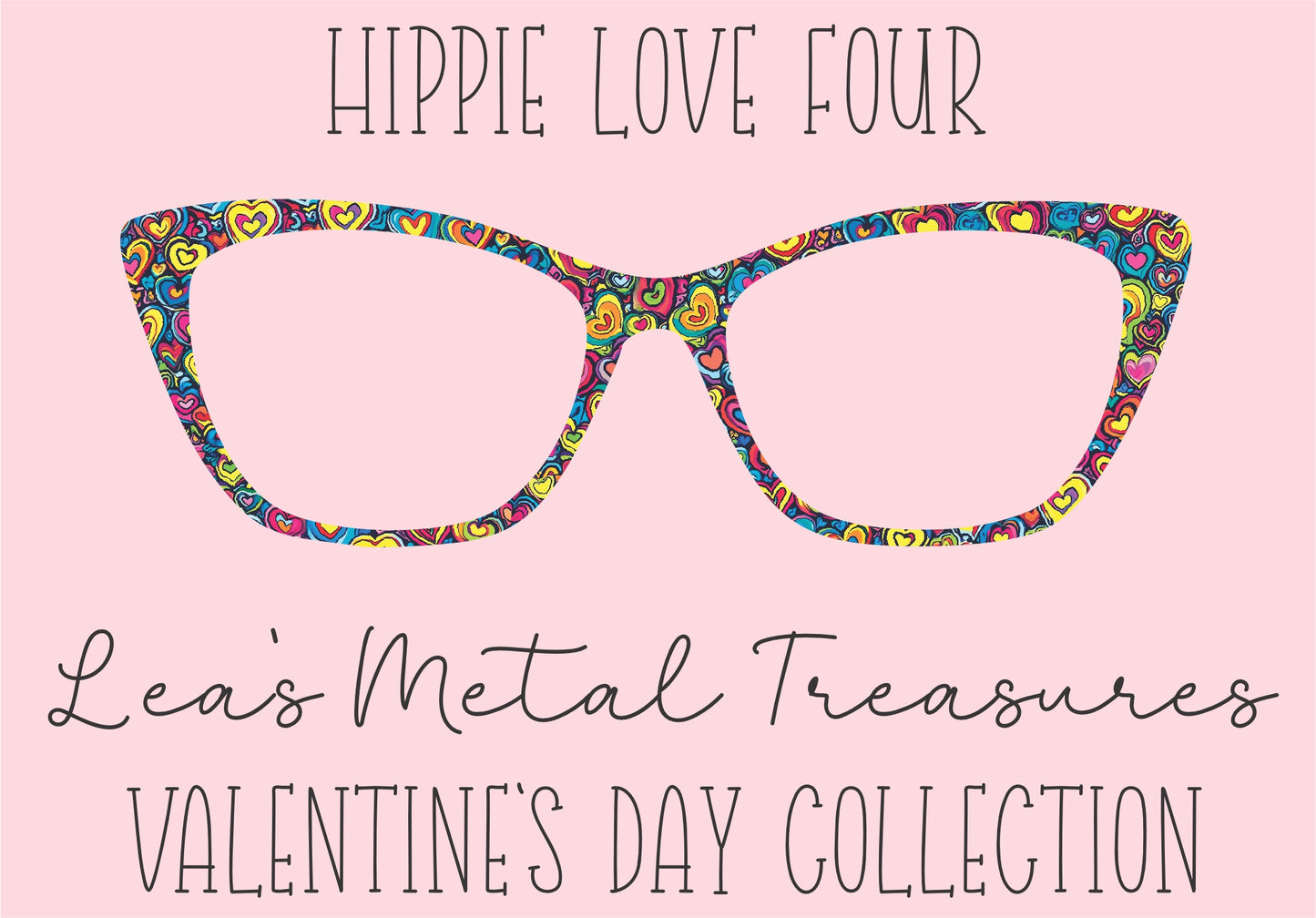 Hippie Love Four Eyewear Printed Magnetic Eyeglasses Topper