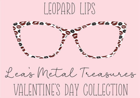 Leopard Lips Eyewear Printed Magnetic Eyeglasses Topper