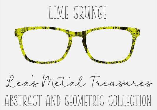 Lime Grunge Eyewear Frame Toppers COMES WITH MAGNETS
