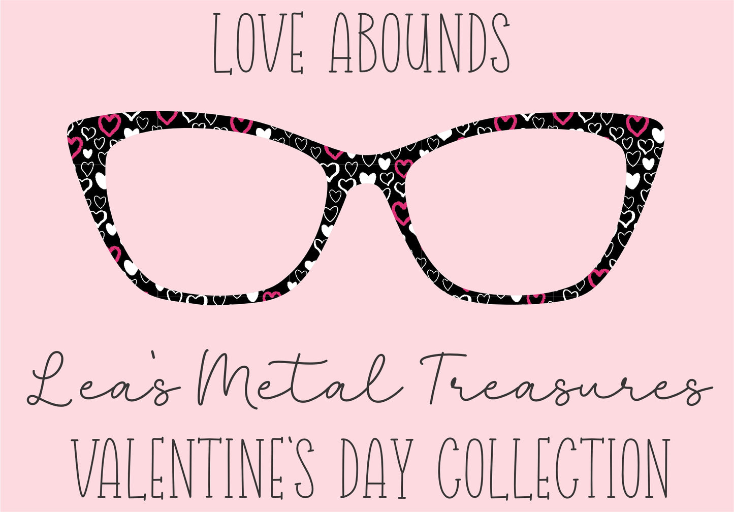 Love Abounds Eyewear Printed Magnetic Eyeglasses Topper