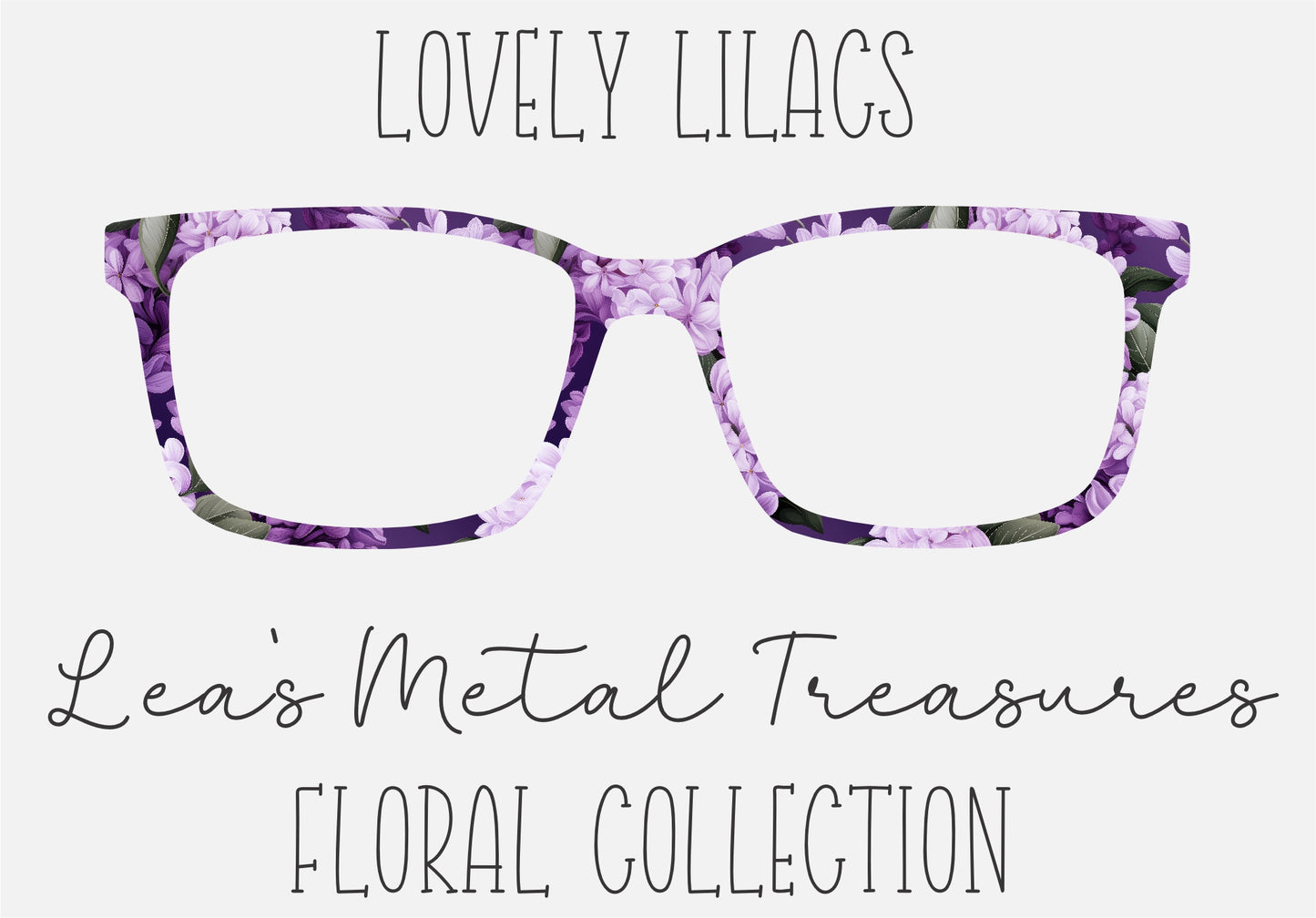 Lovely Lilacs Eyewear Frame Toppers