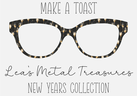Make a Toast Eyewear Frame Toppers COMES WITH MAGNETS