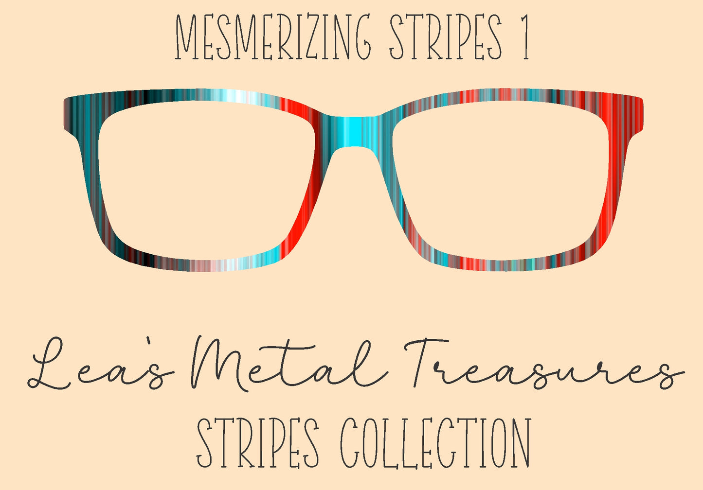 Mesmerizing Stripes 1 Eyewear Frame Toppers