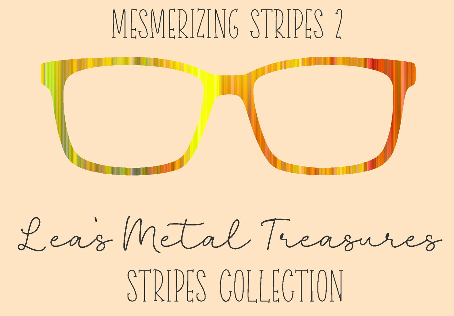 Mesmerizing Stripes 2 Eyewear Frame Toppers