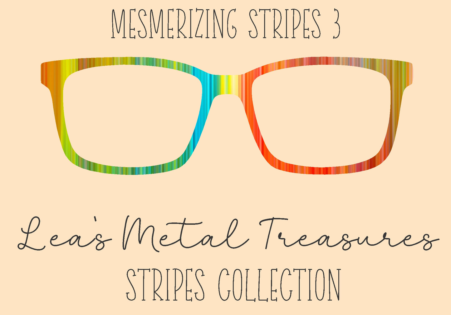 Mesmerizing Stripes 3 Eyewear Frame Toppers