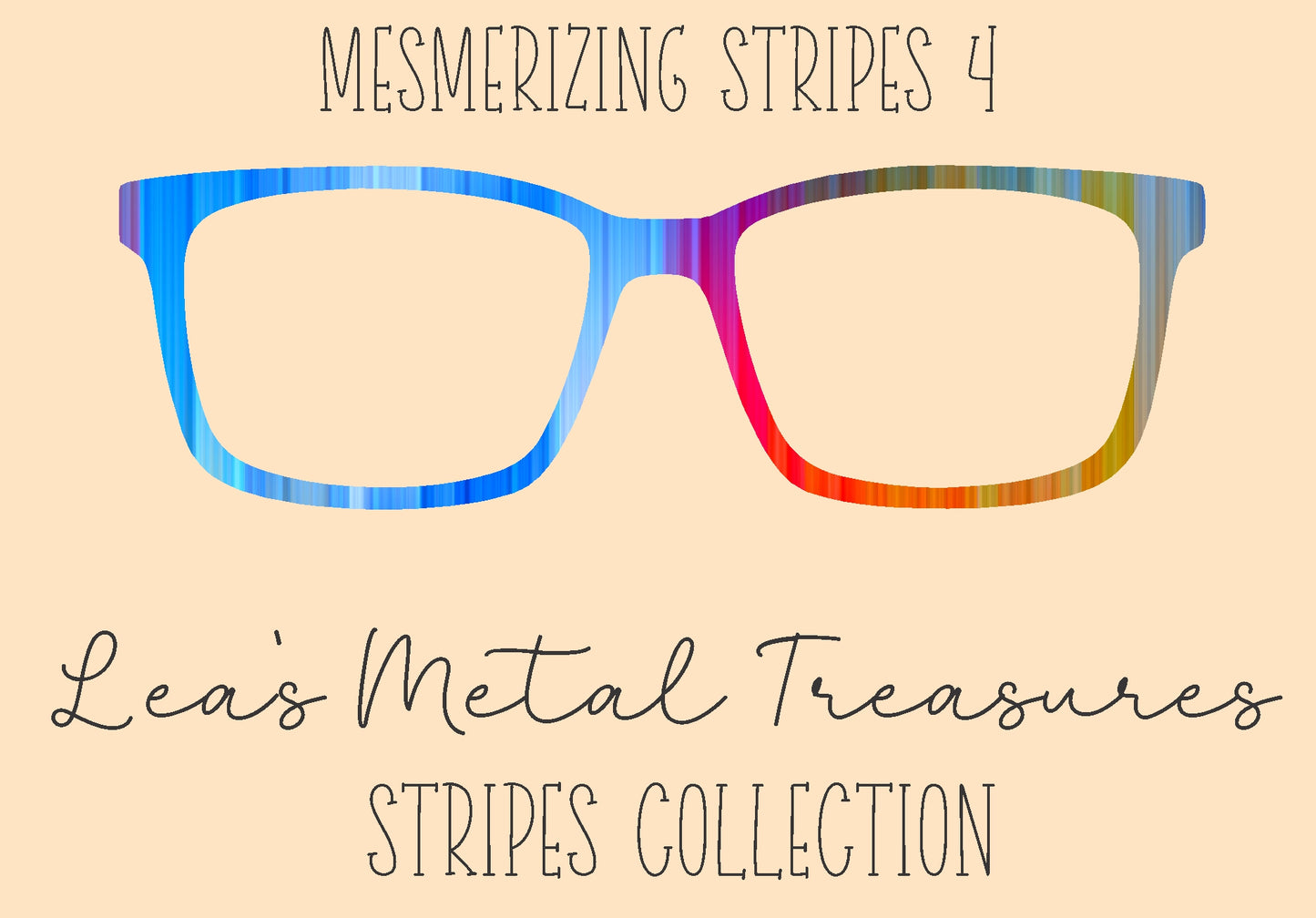 Mesmerizing Stripes 4 Eyewear Frame Toppers